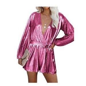 EUC Yoins sparkly romper